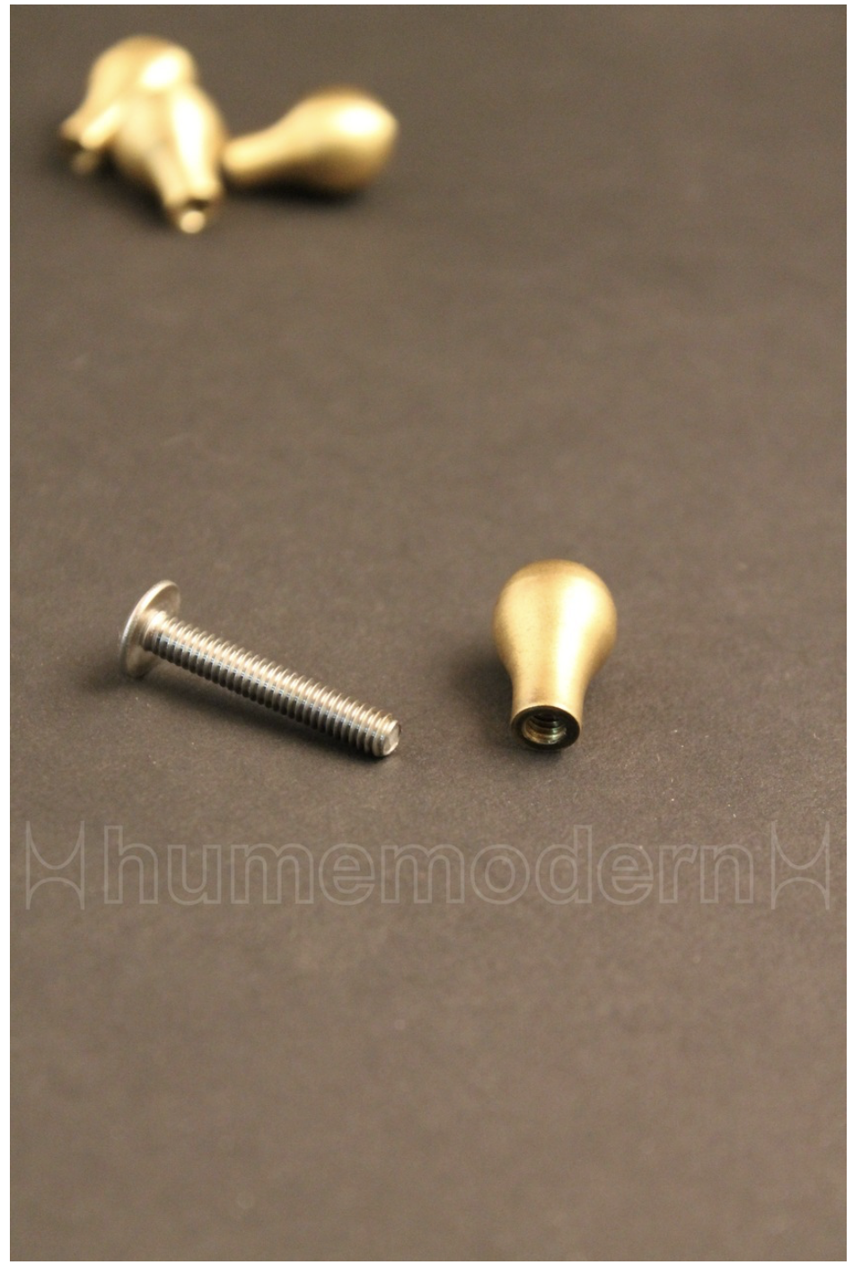 photo of Vintage Style Paul McCobb Connoisseur Furniture Tear Drop Draw Pull Knob