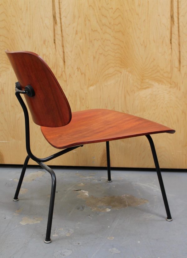 vintage wood and metal chair photo