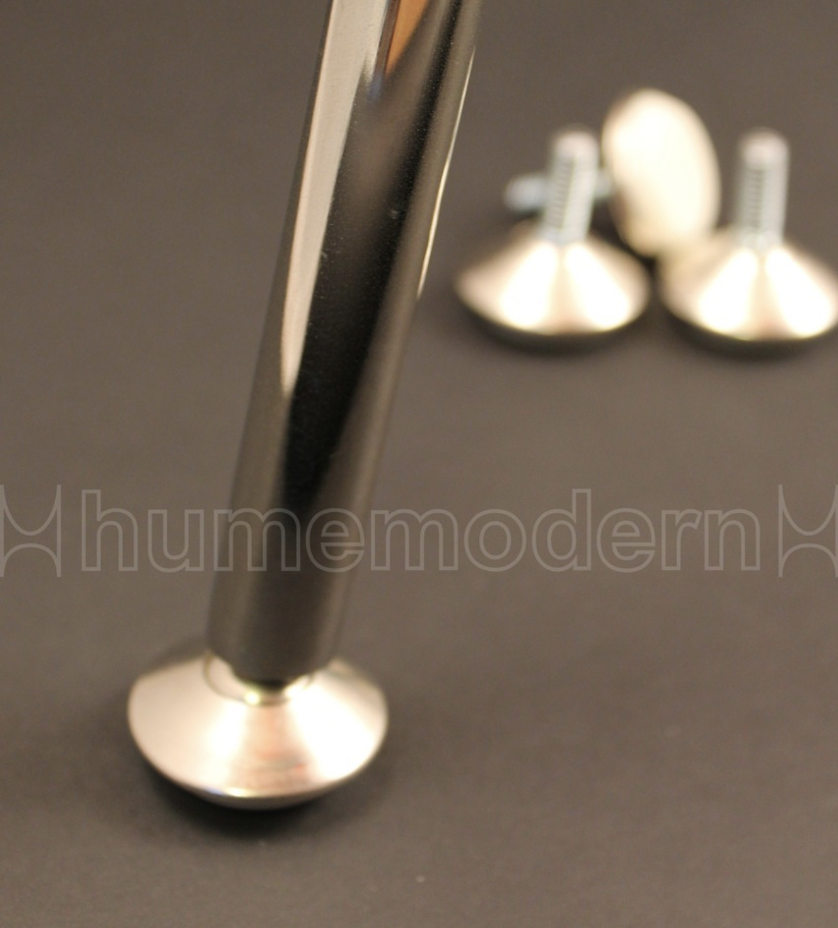 photo of threaded floor glide for knoll and saarinen womb chair